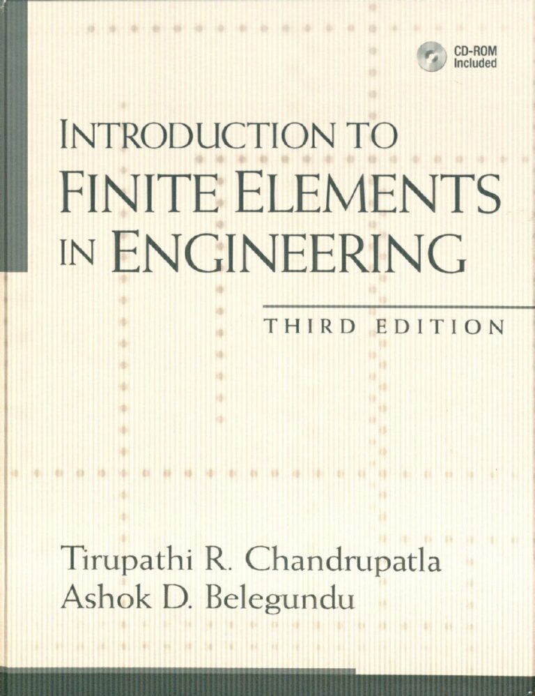 [PDF] Introduction to Finite Elements in Engineering Solution Manual