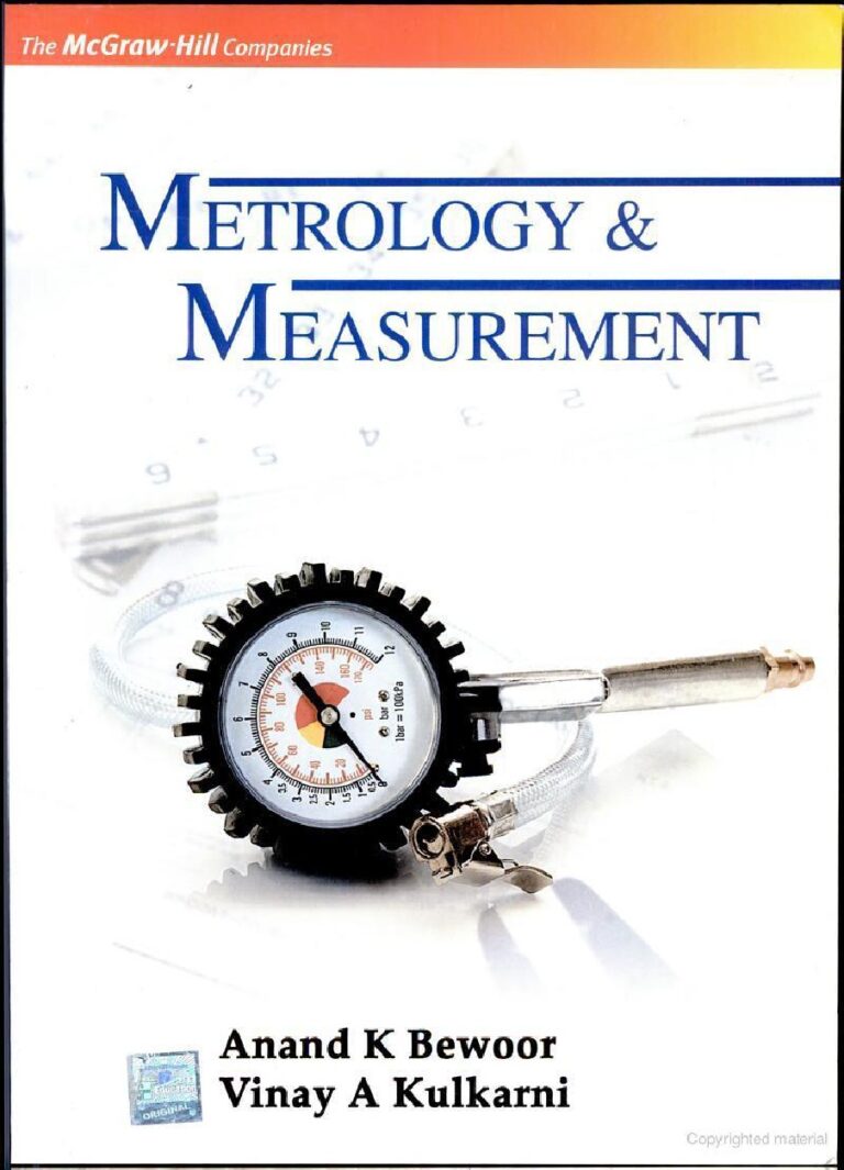 [PDF] Metrology and Measurements By Anand Bewoor and Vinay Kulkarni