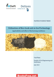 Utilization of Rice husk ash in GeoTechnology