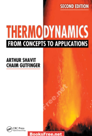 [PDF] Thermodynamics From Concepts to Applications by Arthur Shavit and Chaim Gutfinger