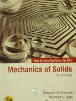 [PDF] An Introduction to Mechanics of Solids by Stephen H.Crandall