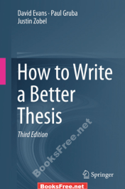 [PDF] How to Write a Better Thesis
