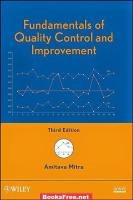 Fundamentals of Quality Control and Improvement by Amitava Mitra