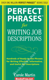 Perfect Phrases for Writing Job Descriptions by Carlos Martin
