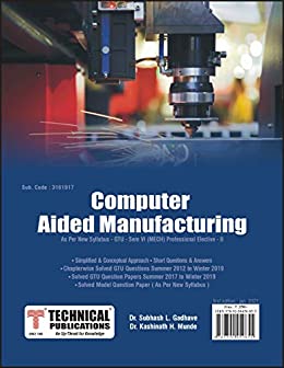 [PDF] Computer Aided Manufacturing GTU Book (3161917)