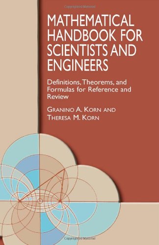 Mathematical Handbook for Scientists and Engineers